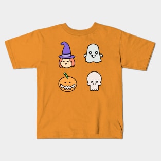 Halloween Cute Kawaii Pack Kids T-Shirt
